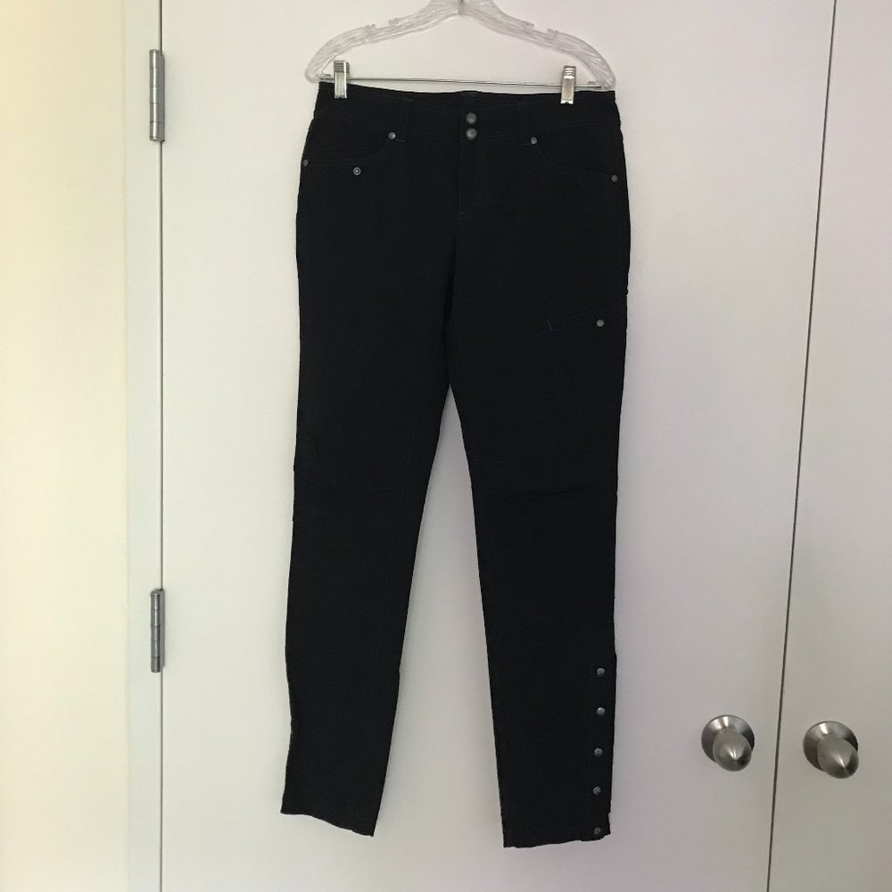 Athleta black lined hiking pants size 8 tall